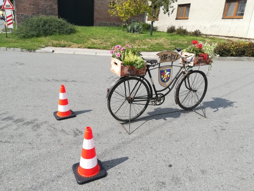 Cyklovýjezd 2018 - Výzdoba ve Víceměřicích; foto: Anežka Jordánová